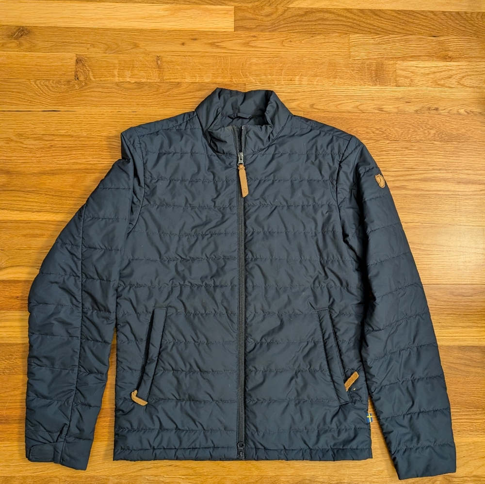 Men's Navy Quilted Jacket